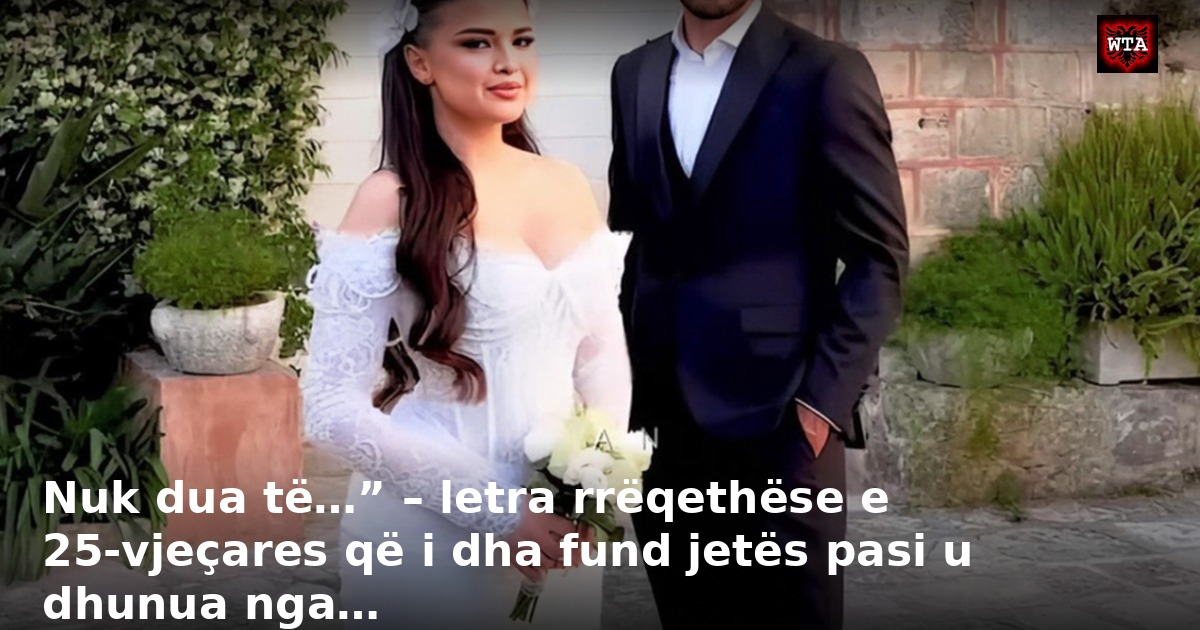 Nuk dua të…” – letra rrëqethëse e 25-vjeçares që i dha fund jetës pasi u dhunua nga…
