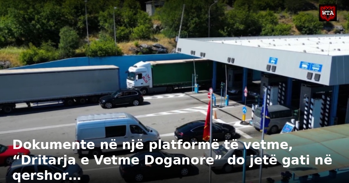 Dokumente në një platformë të vetme, “Dritarja e Vetme Doganore” do jetë gati në qershor…