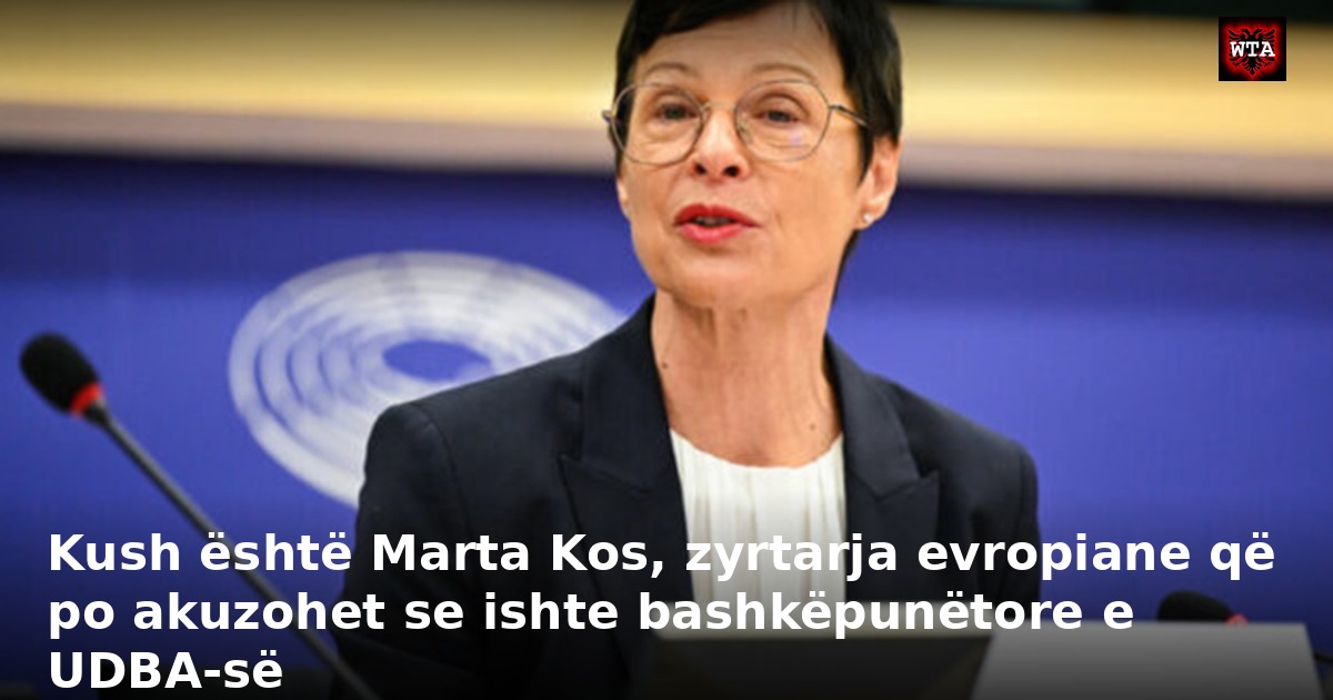 Kush është Marta Kos, zyrtarja evropiane që po akuzohet se ishte bashkëpunëtore e UDBA-së