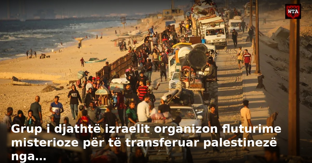 Grup i djathtë izraelit organizon fluturime misterioze për të transferuar palestinezë nga…