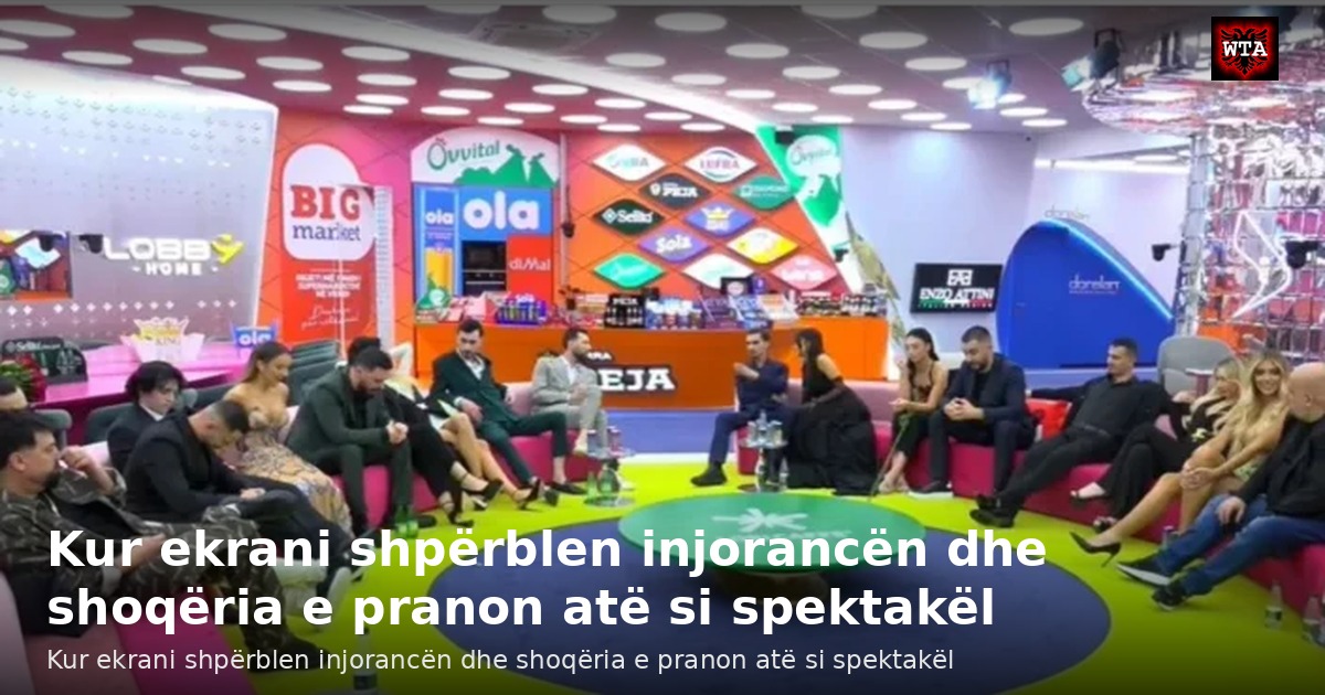Kur ekrani shpërblen injorancën dhe shoqëria e pranon atë si spektakël