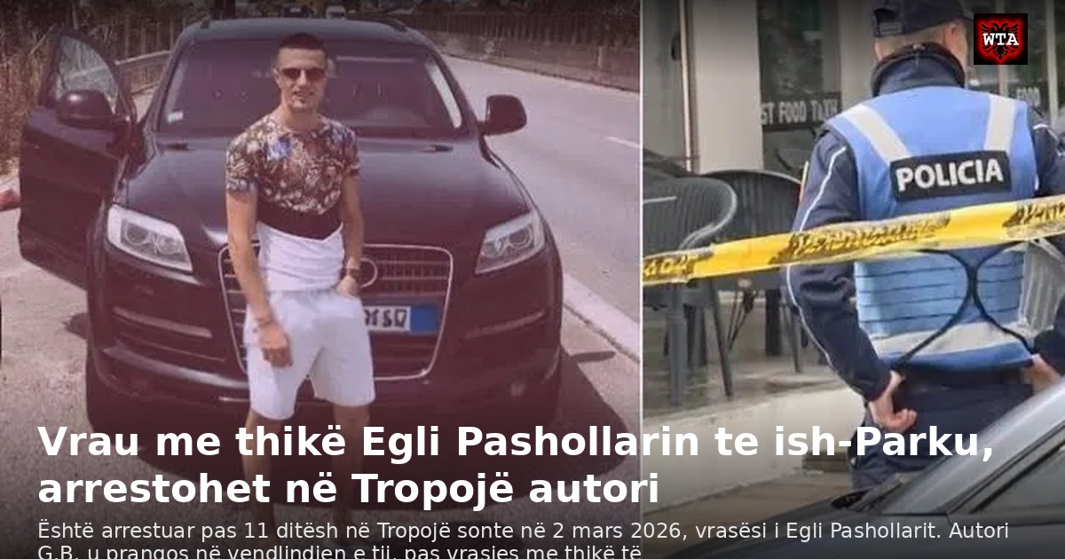 Vrau me thikë Egli Pashollarin te ish-Parku, arrestohet në Tropojë autori