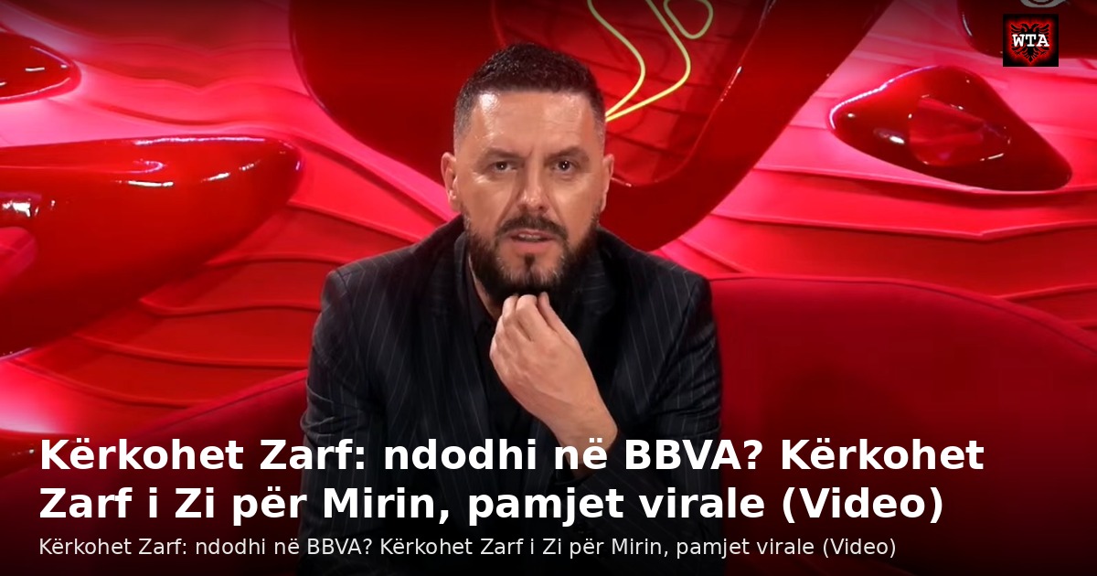 Kërkohet Zarf: ndodhi në BBVA? Kërkohet Zarf i Zi për Mirin, pamjet virale (Video)