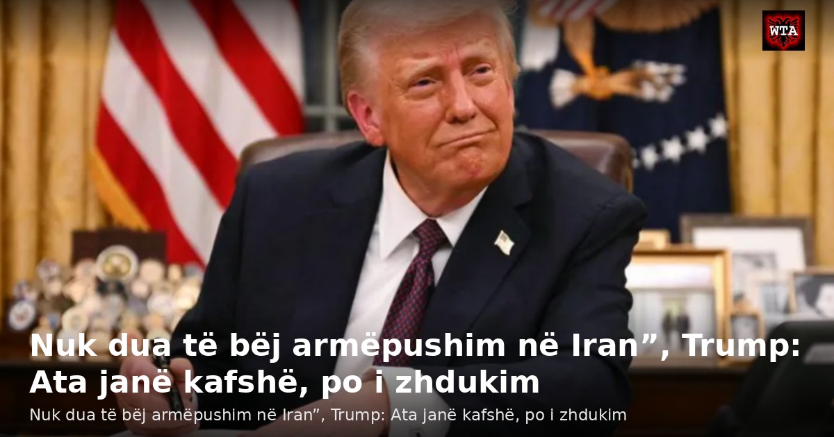 Nuk dua të bëj armëpushim në Iran”, Trump: Ata janë kafshë, po i zhdukim