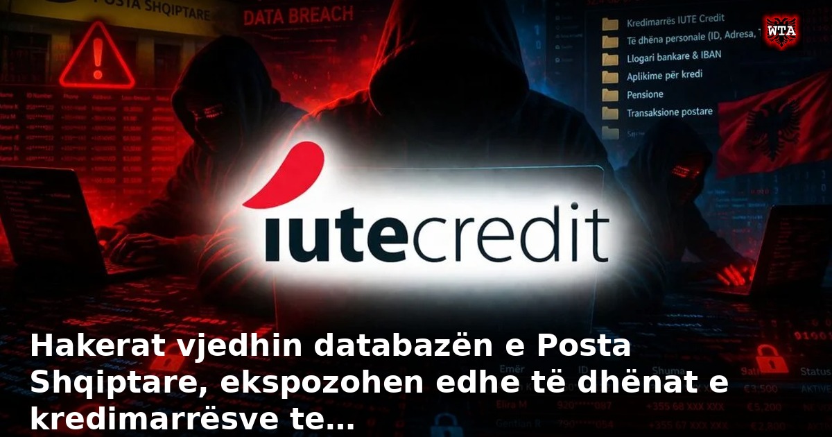 Hakerat vjedhin databazën e Posta Shqiptare, ekspozohen edhe të dhënat e kredimarrësve te…