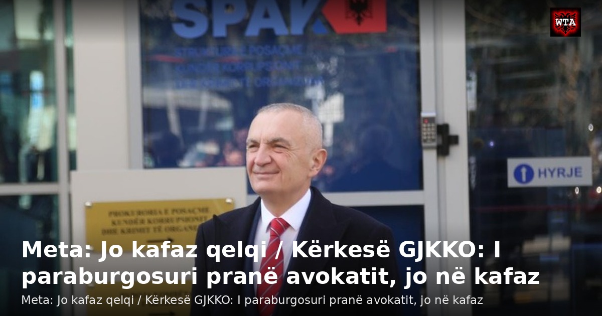 Meta: Jo kafaz qelqi / Kërkesë GJKKO: I paraburgosuri pranë avokatit, jo në kafaz