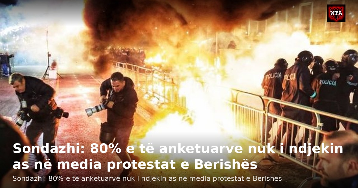 Sondazhi: 80% e të anketuarve nuk i ndjekin as në media protestat e Berishës