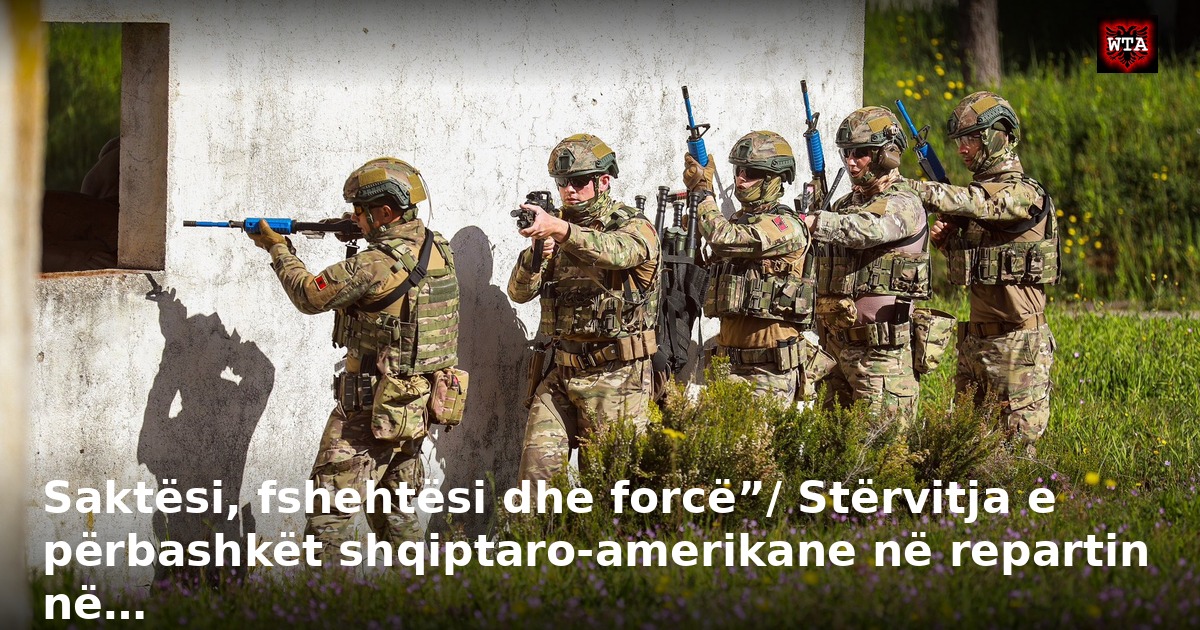 Saktësi, fshehtësi dhe forcë”/ Stërvitja e përbashkët shqiptaro-amerikane në repartin në…