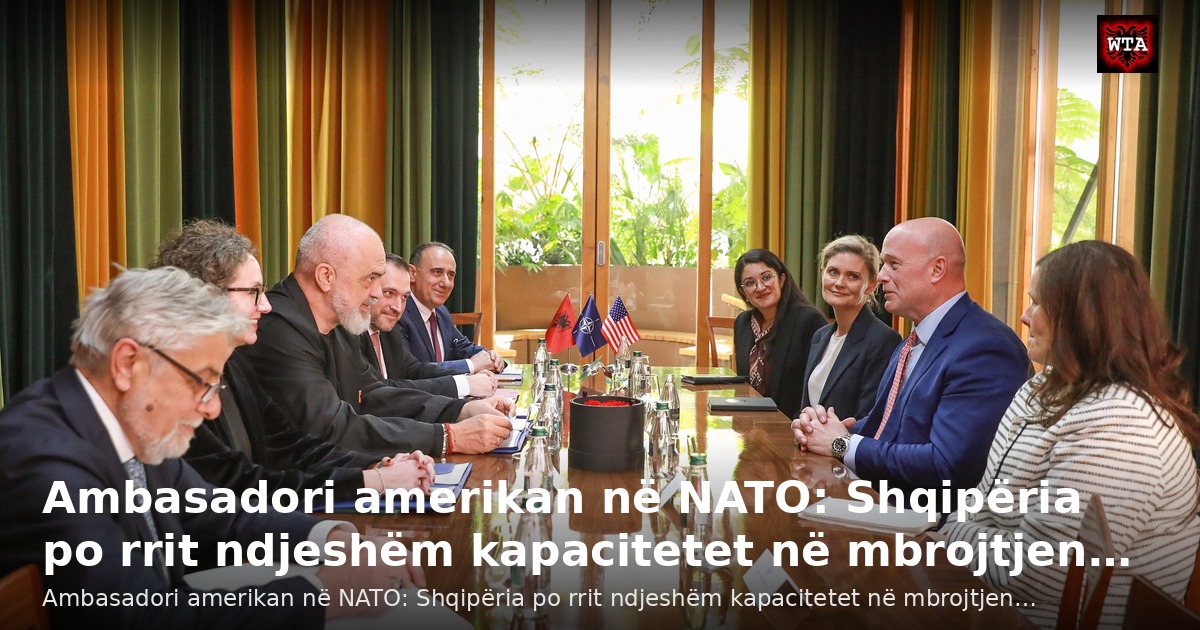 Ambasadori amerikan në NATO: Shqipëria po rrit ndjeshëm kapacitetet në mbrojtjen…