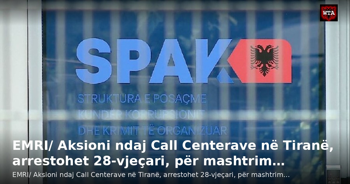 EMRI/ Aksioni ndaj Call Centerave në Tiranë, arrestohet 28-vjeçari, për mashtrim…