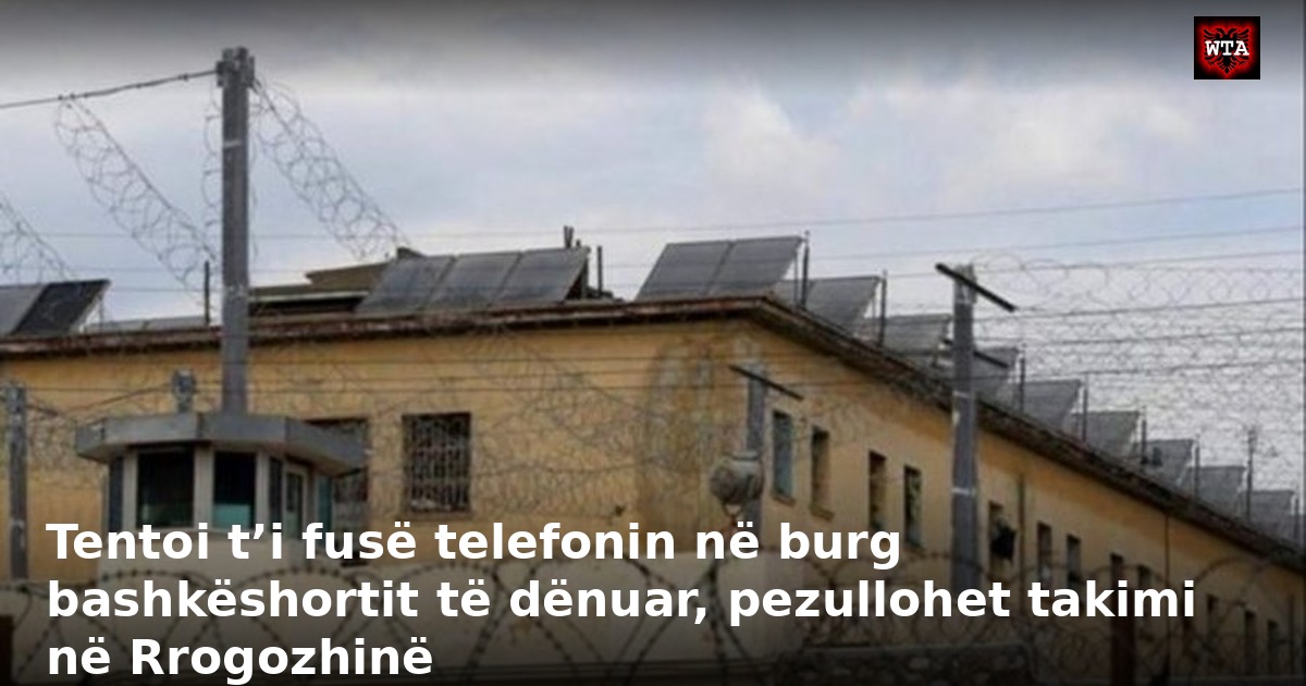 Tentoi t’i fusë telefonin në burg bashkëshortit të dënuar, pezullohet takimi në Rrogozhinë