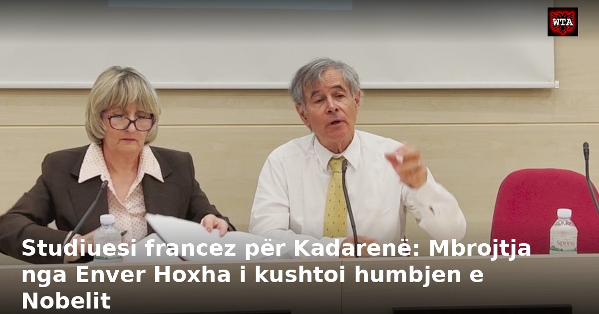 Studiuesi francez për Kadarenë: Mbrojtja nga Enver Hoxha i kushtoi humbjen e Nobelit