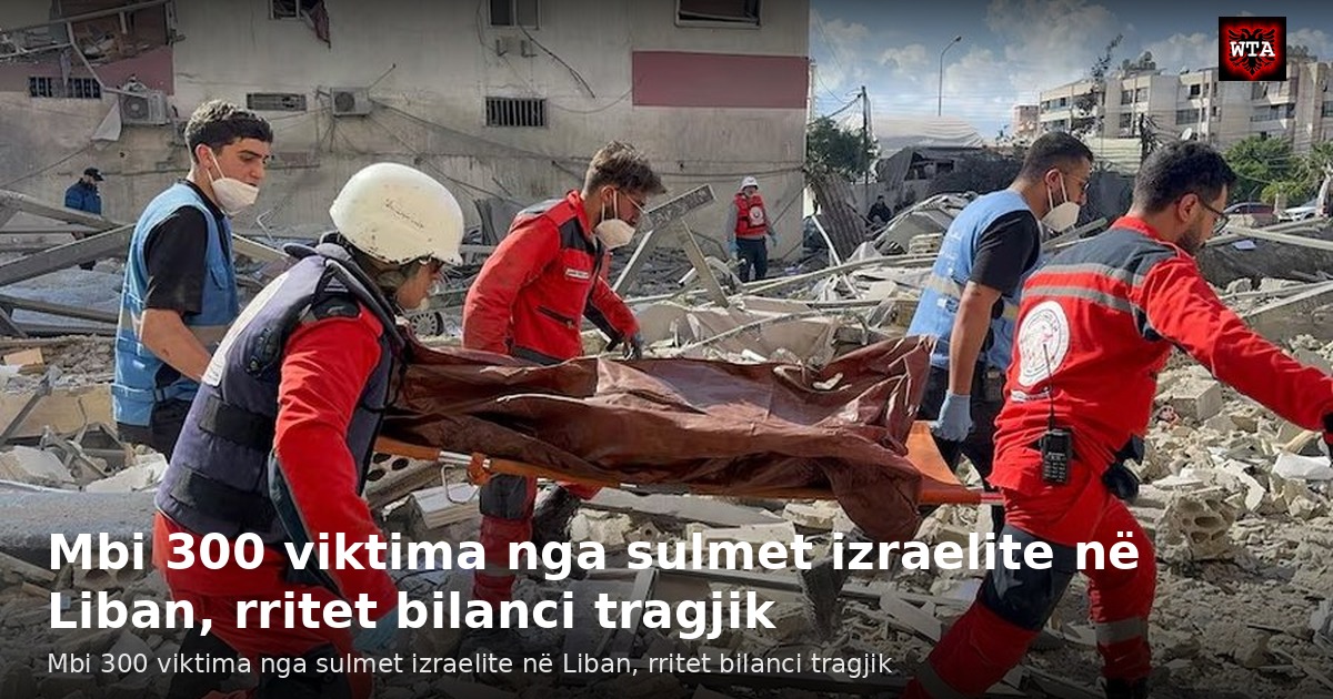 Mbi 300 viktima nga sulmet izraelite në Liban, rritet bilanci tragjik