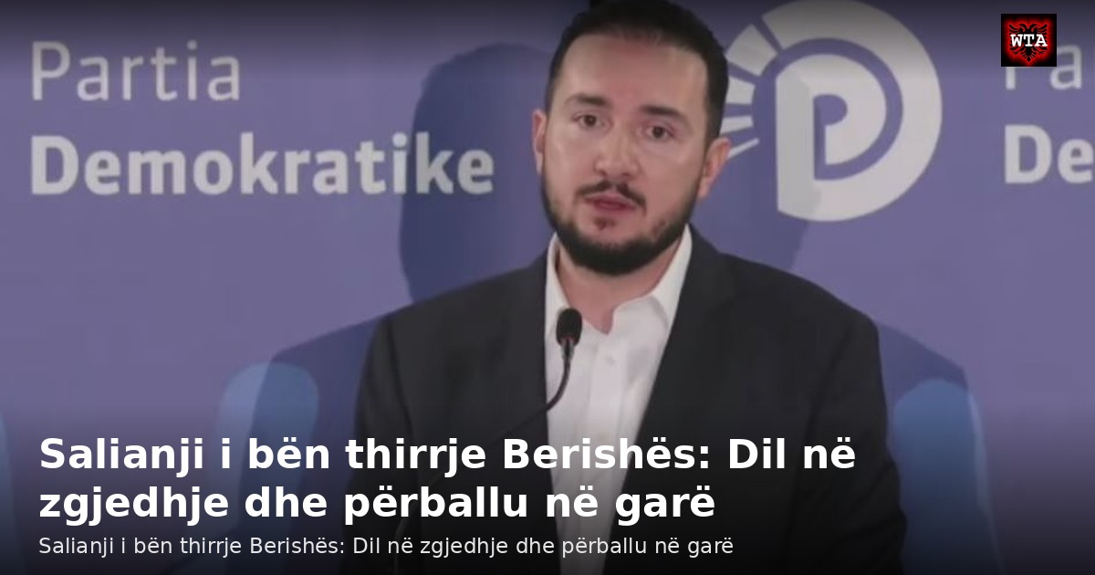 Salianji i bën thirrje Berishës: Dil në zgjedhje dhe përballu në garë