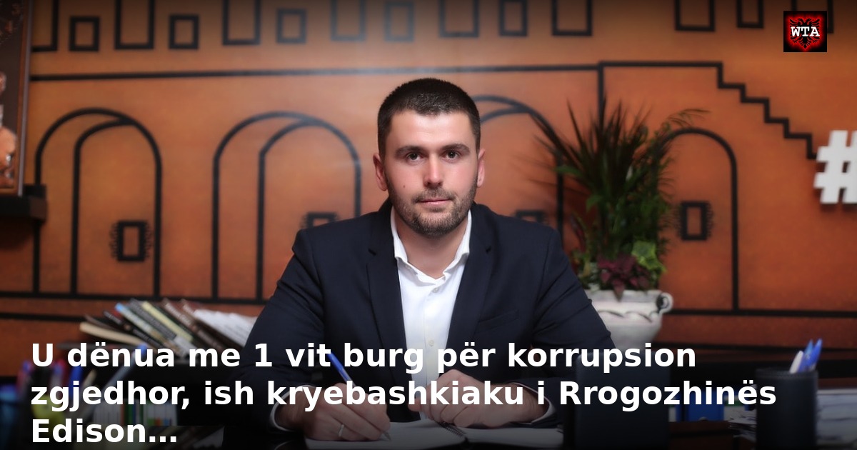 U dënua me 1 vit burg për korrupsion zgjedhor, ish kryebashkiaku i Rrogozhinës Edison…