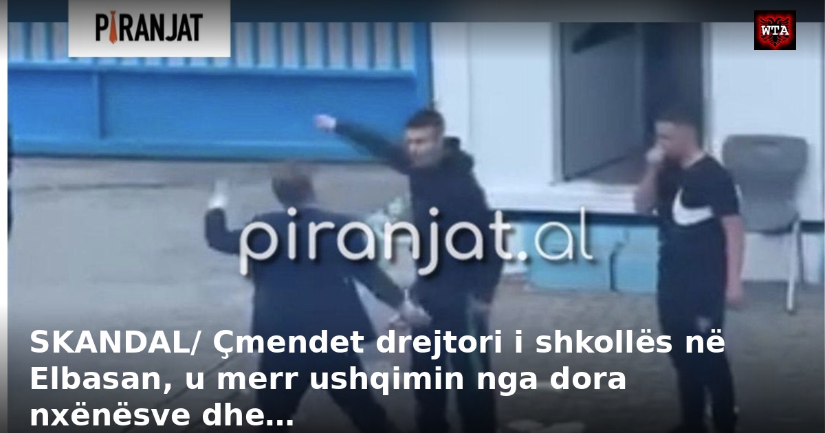SKANDAL/ Çmendet drejtori i shkollës në Elbasan, u merr ushqimin nga dora nxënësve dhe…