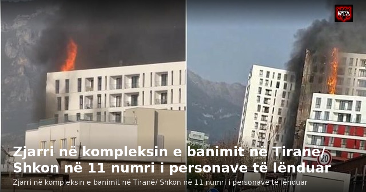 Zjarri në kompleksin e banimit në Tiranë/ Shkon në 11 numri i personave të lënduar