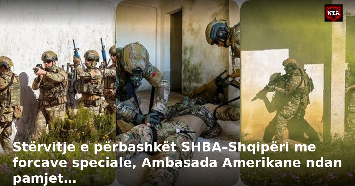 Stërvitje e përbashkët SHBA–Shqipëri me forcave speciale, Ambasada Amerikane ndan pamjet…