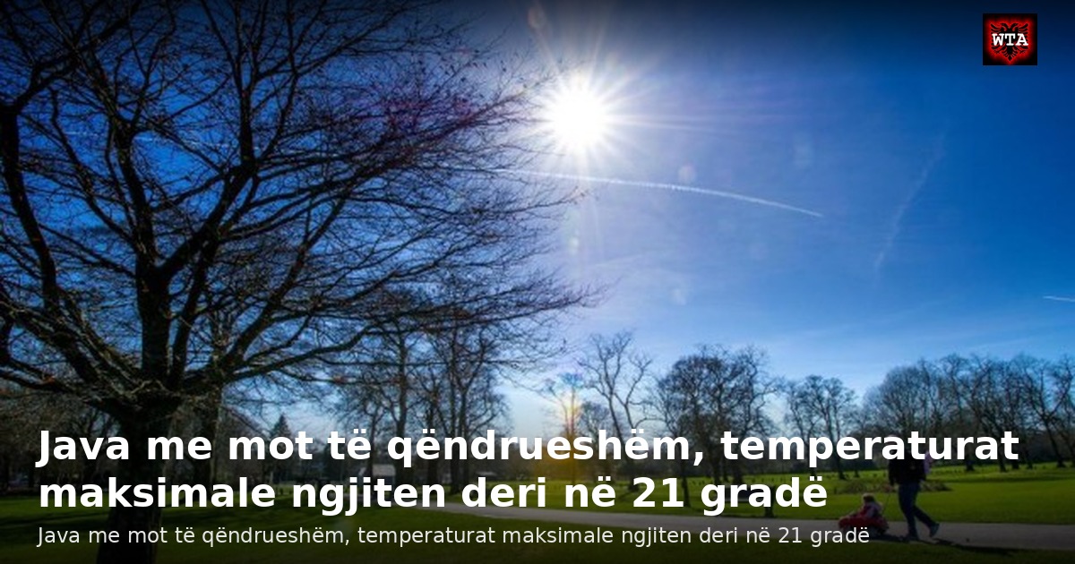 Java me mot të qëndrueshëm, temperaturat maksimale ngjiten deri në 21 gradë