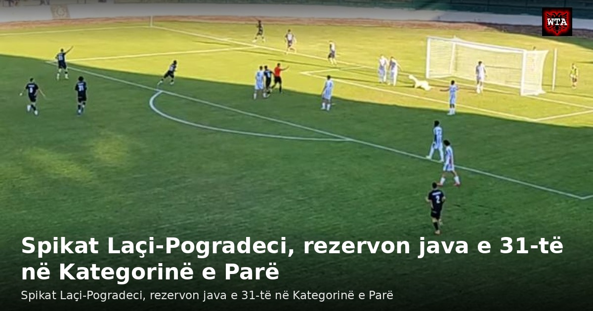 Spikat Laçi-Pogradeci, rezervon java e 31-të në Kategorinë e Parë