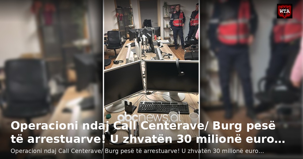 Operacioni ndaj Call Centerave/ Burg pesë të arrestuarve! U zhvatën 30 milionë euro…