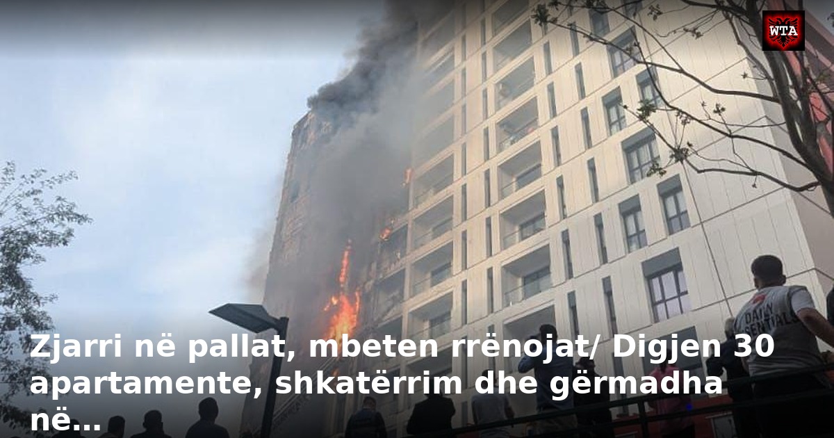 Zjarri në pallat, mbeten rrënojat/ Digjen 30 apartamente, shkatërrim dhe gërmadha në…