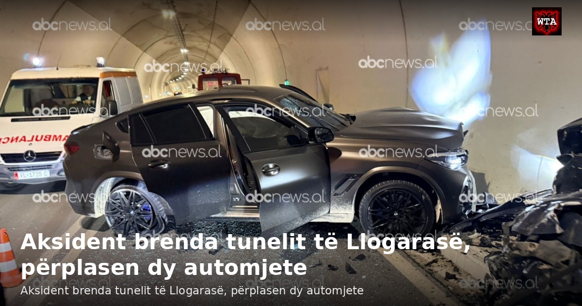 Aksident brenda tunelit të Llogarasë, përplasen dy automjete