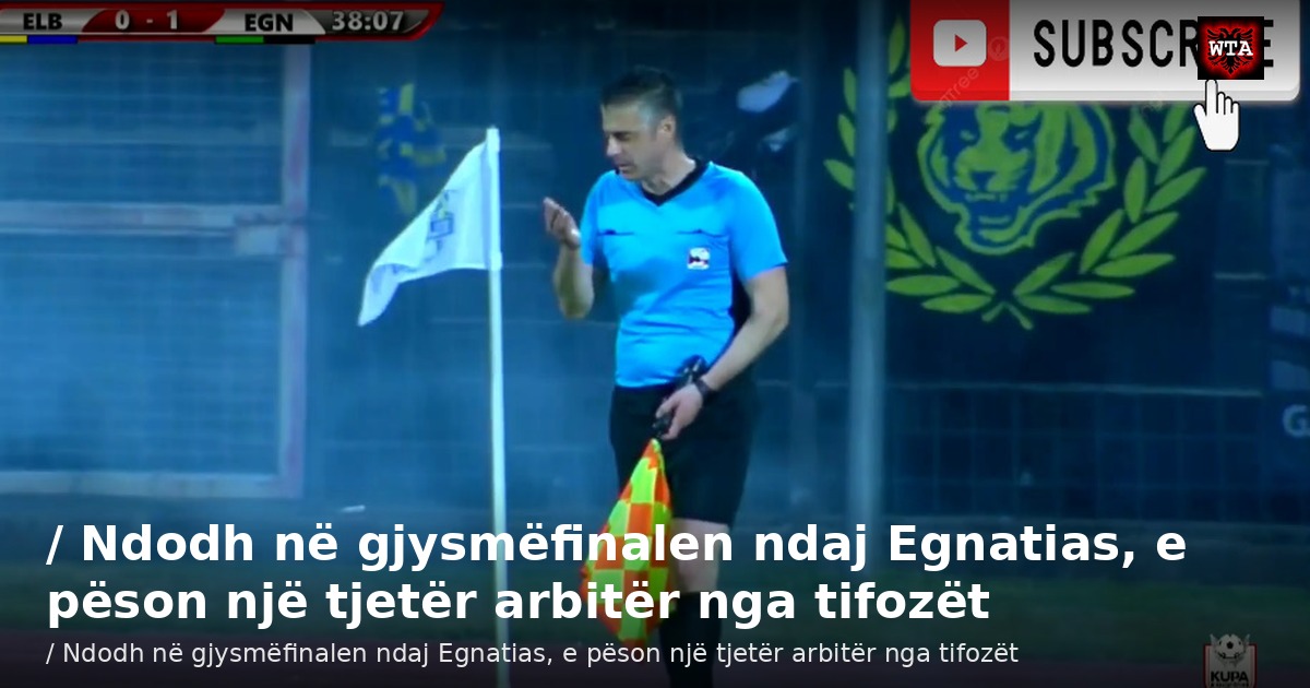 / Ndodh në gjysmëfinalen ndaj Egnatias, e pëson një tjetër arbitër nga tifozët