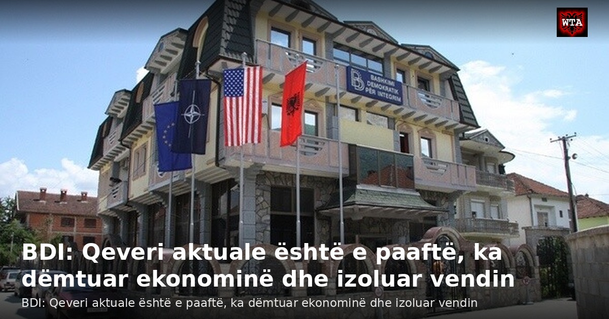 BDI: Qeveri aktuale është e paaftë, ka dëmtuar ekonominë dhe izoluar vendin