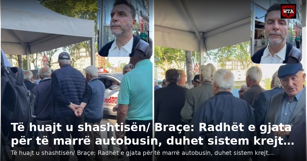 Të huajt u shashtisën/ Braçe: Radhët e gjata për të marrë autobusin, duhet sistem krejt…