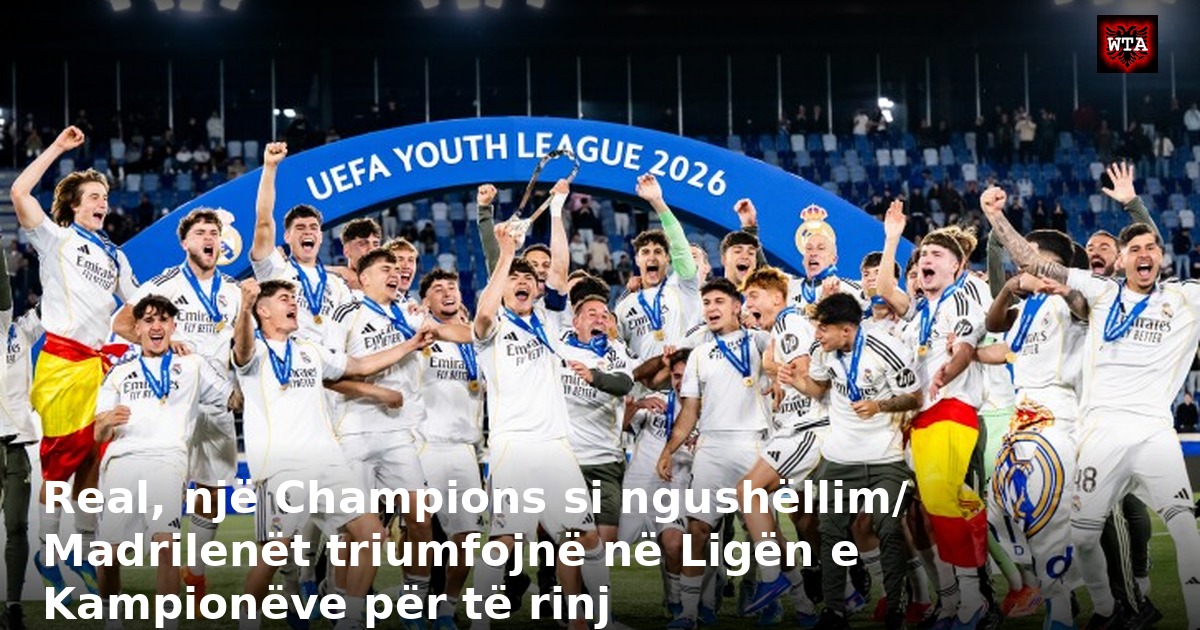 Real, një Champions si ngushëllim/ Madrilenët triumfojnë në Ligën e Kampionëve për të rinj