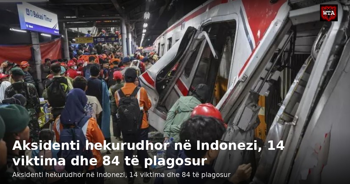 Aksidenti hekurudhor në Indonezi, 14 viktima dhe 84 të plagosur