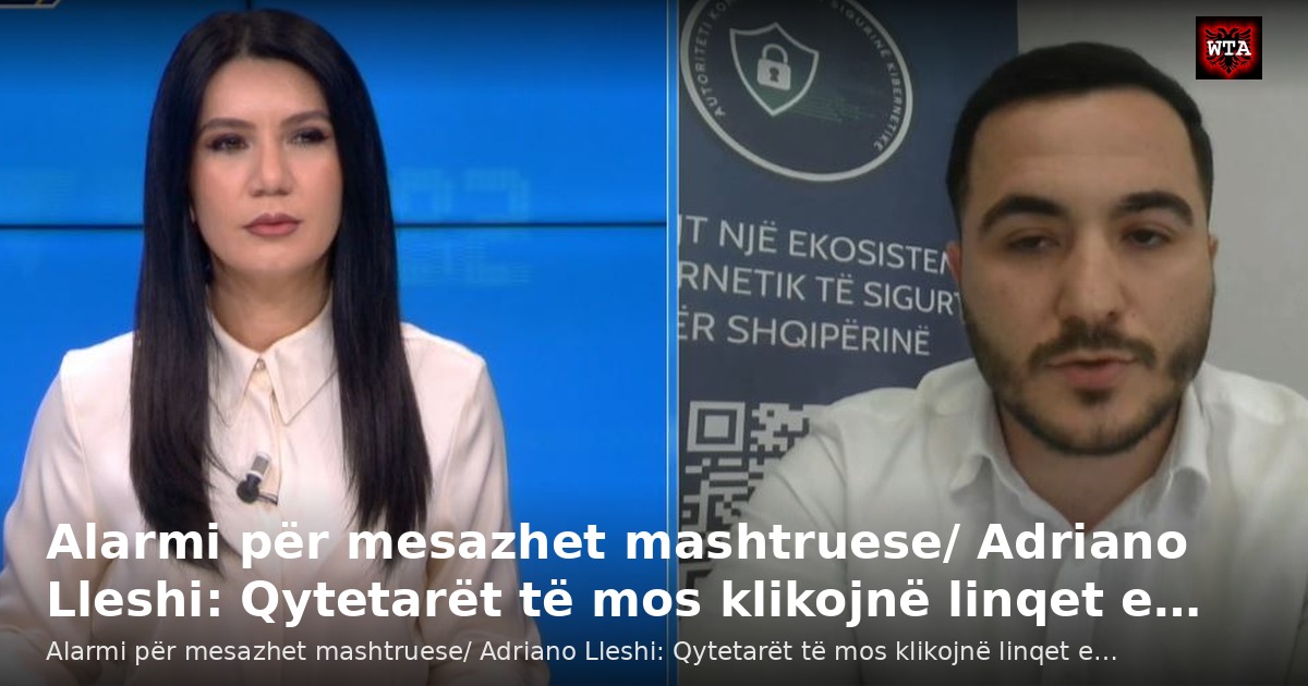 Alarmi për mesazhet mashtruese/ Adriano Lleshi: Qytetarët të mos klikojnë linqet e…