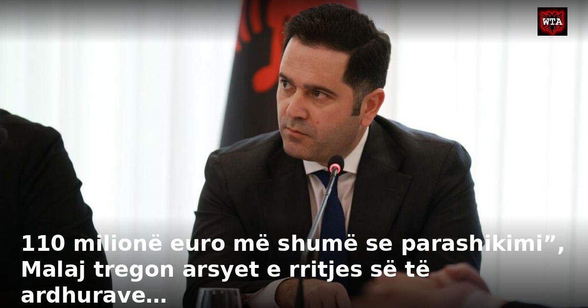 110 milionë euro më shumë se parashikimi”, Malaj tregon arsyet e rritjes së të ardhurave…