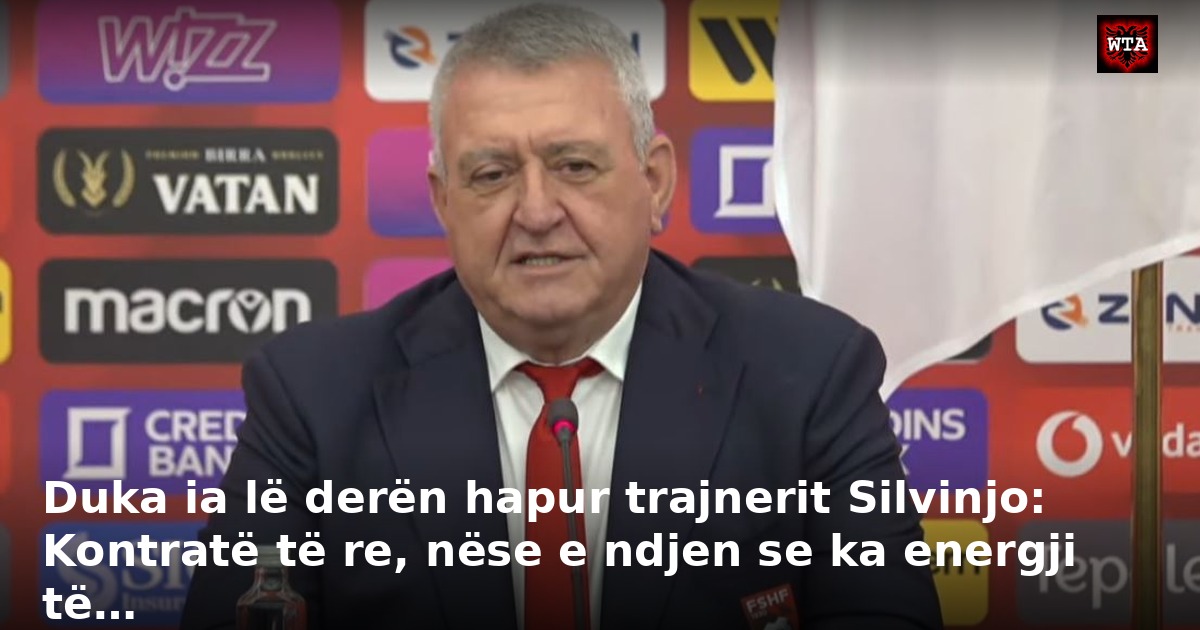 Duka ia lë derën hapur trajnerit Silvinjo: Kontratë të re, nëse e ndjen se ka energji të…