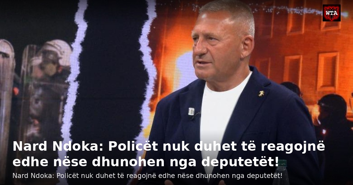 Nard Ndoka: Policët nuk duhet të reagojnë edhe nëse dhunohen nga deputetët!