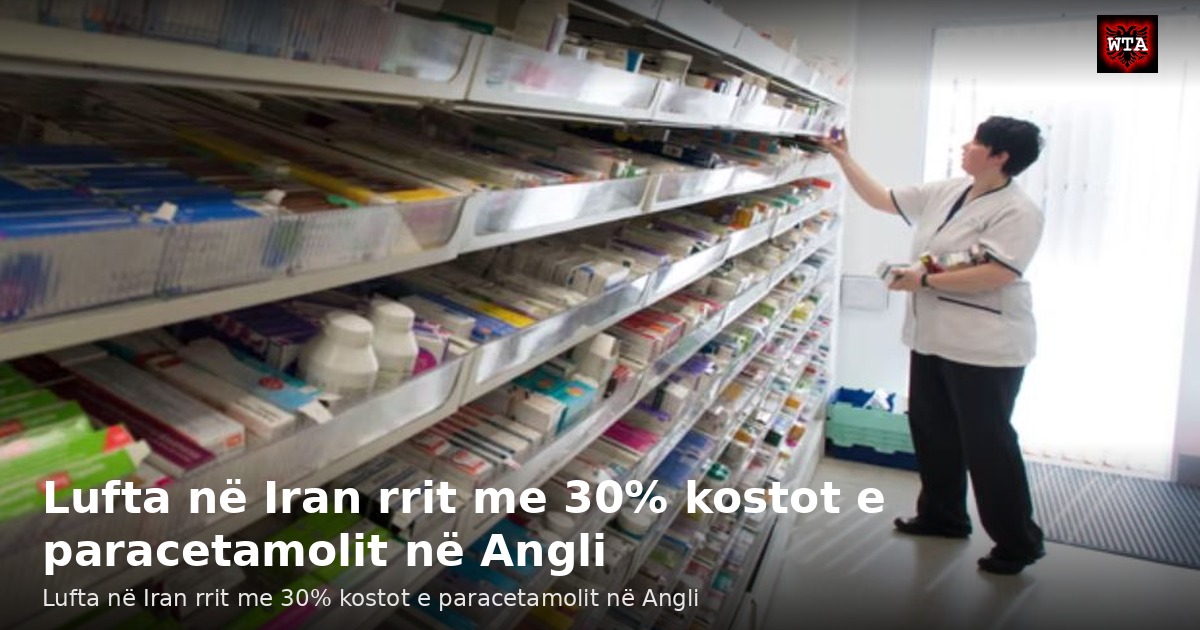 Lufta në Iran rrit me 30% kostot e paracetamolit në Angli