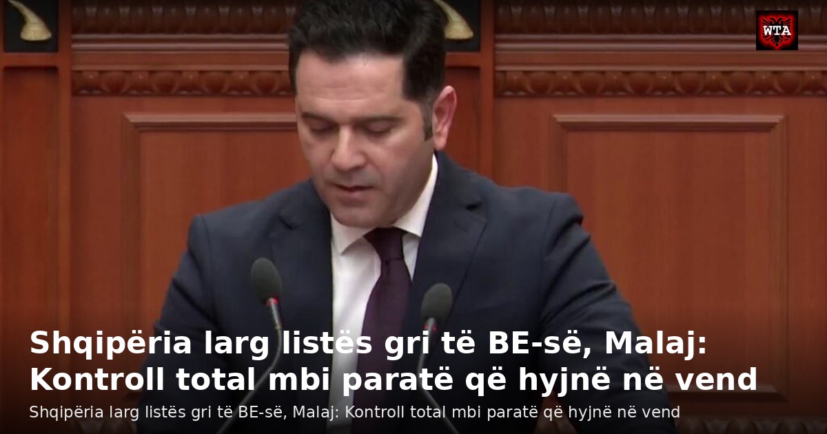 Shqipëria larg listës gri të BE-së, Malaj: Kontroll total mbi paratë që hyjnë në vend