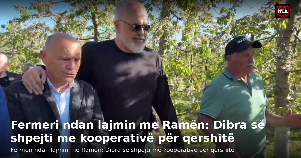 Fermeri ndan lajmin me Ramën: Dibra së shpejti me kooperativë për qershitë