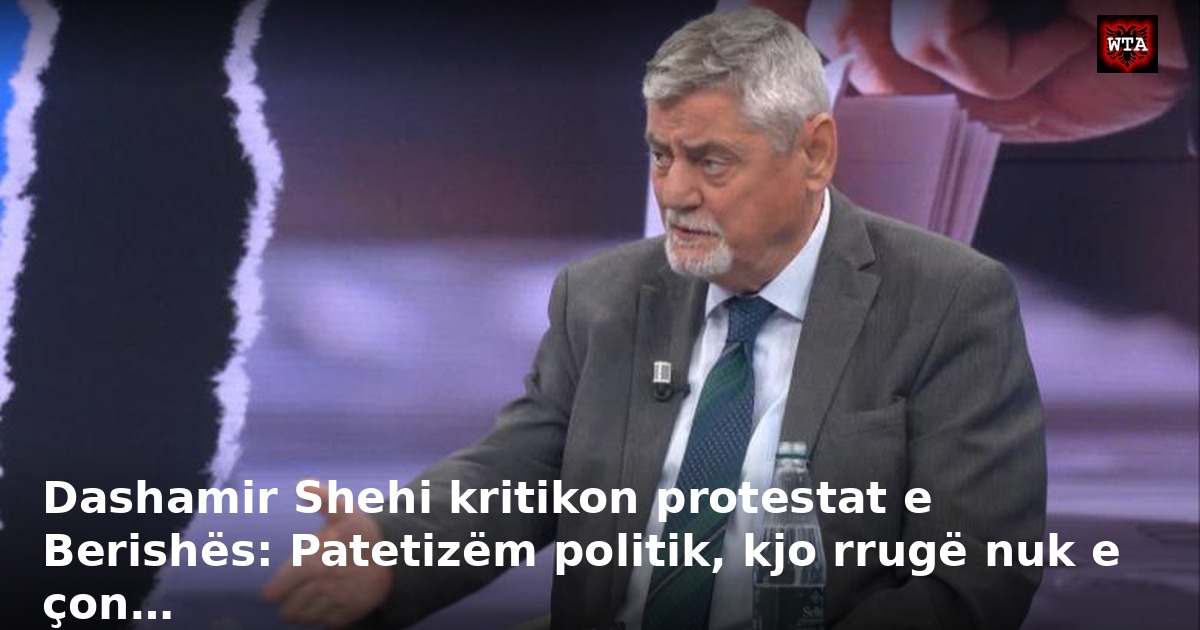 Dashamir Shehi kritikon protestat e Berishës: Patetizëm politik, kjo rrugë nuk e çon…