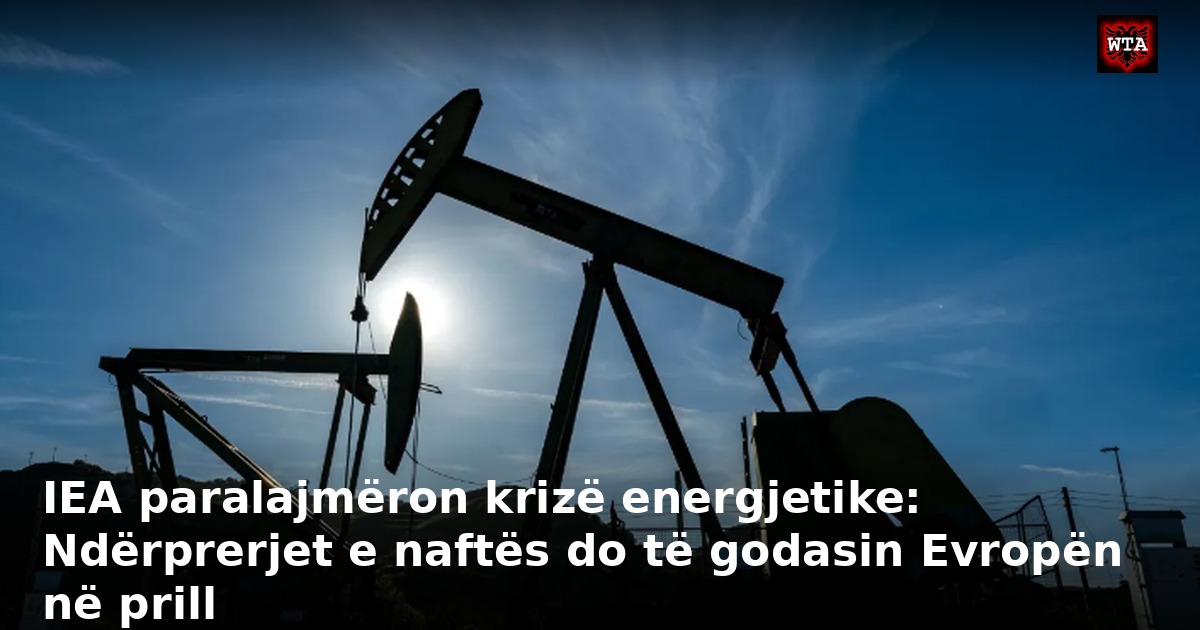 IEA paralajmëron krizë energjetike: Ndërprerjet e naftës do të godasin Evropën në prill