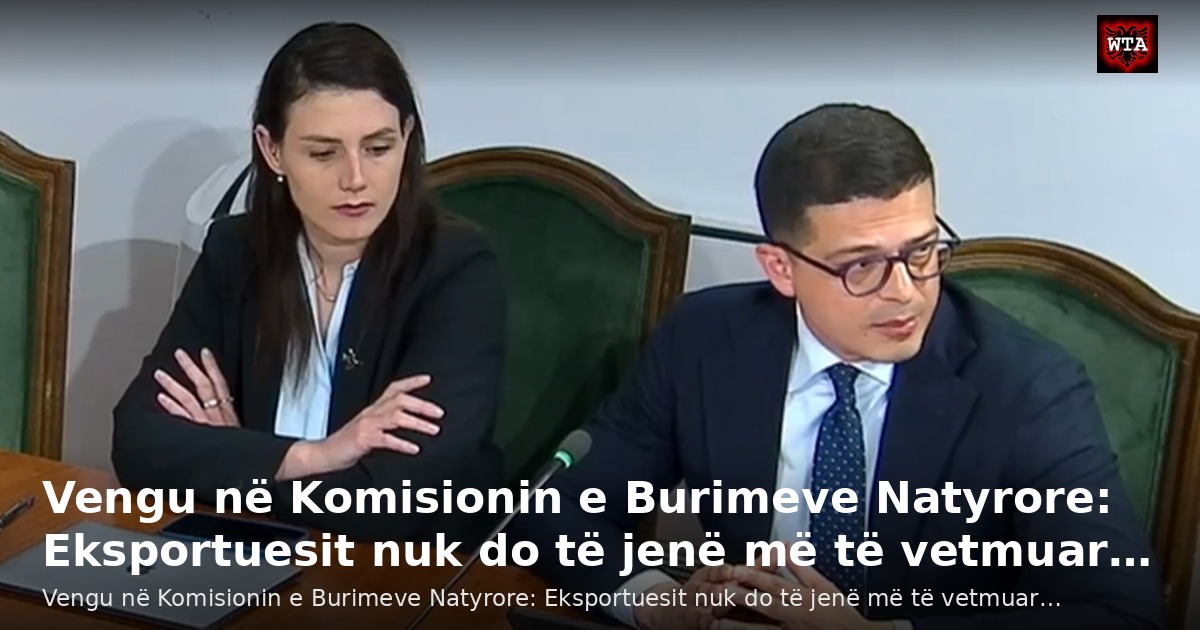 Vengu në Komisionin e Burimeve Natyrore: Eksportuesit nuk do të jenë më të vetmuar…