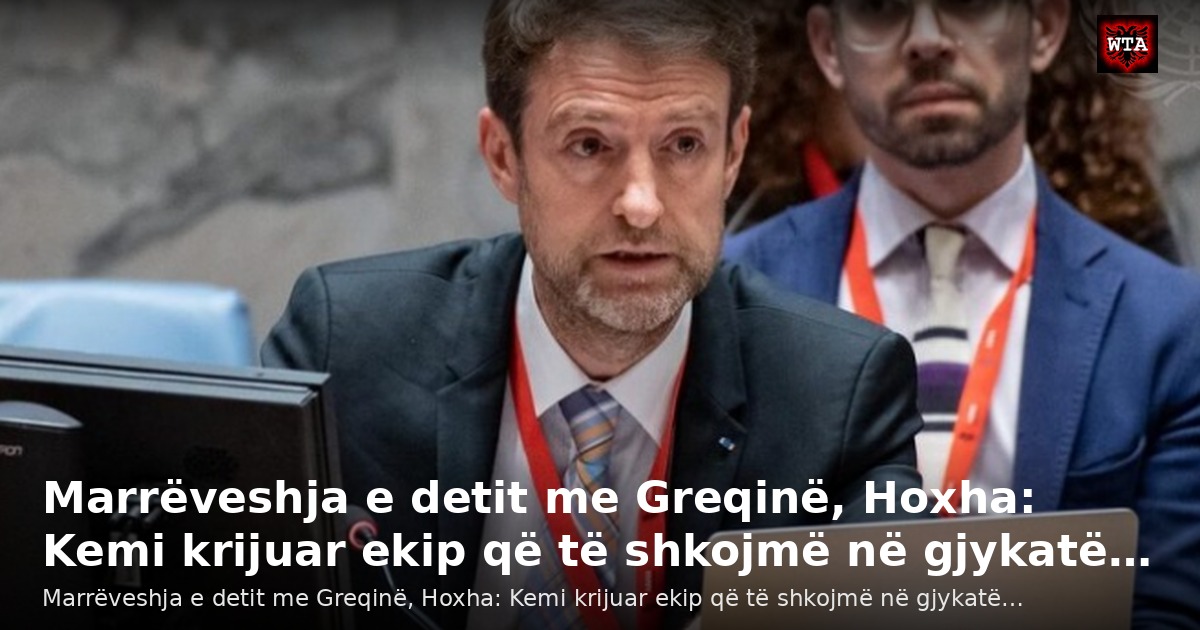 Marrëveshja e detit me Greqinë, Hoxha: Kemi krijuar ekip që të shkojmë në gjykatë…