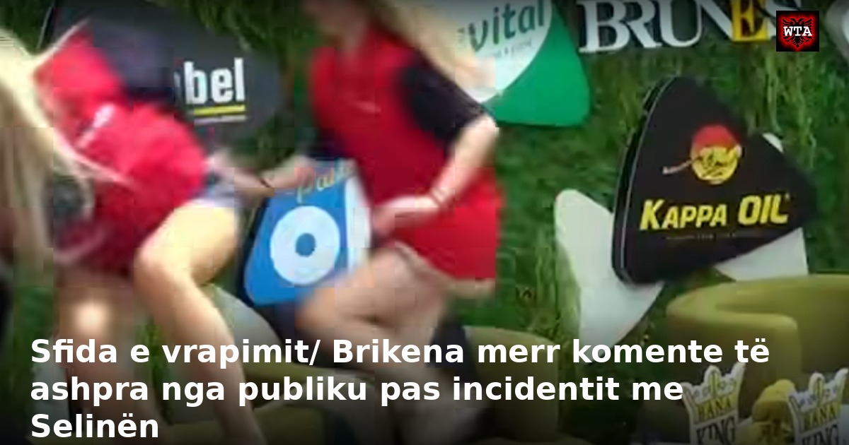 Sfida e vrapimit/ Brikena merr komente të ashpra nga publiku pas incidentit me Selinën