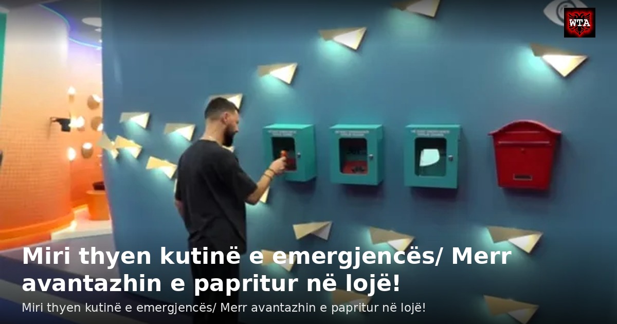 Miri thyen kutinë e emergjencës/ Merr avantazhin e papritur në lojë!
