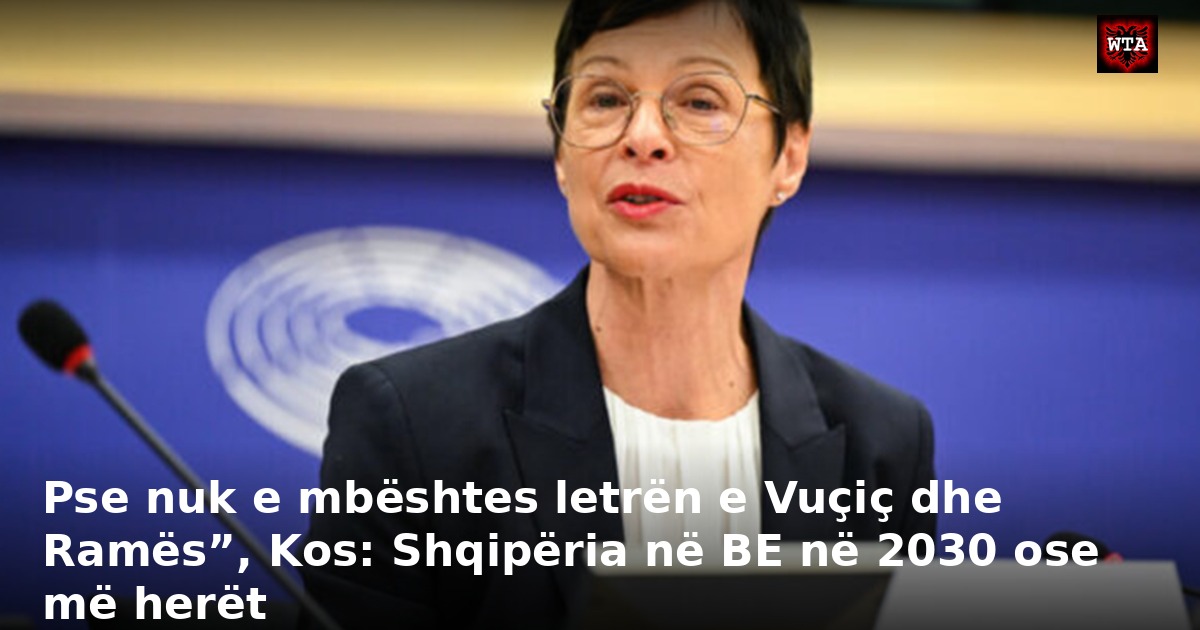 Pse nuk e mbështes letrën e Vuçiç dhe Ramës”, Kos: Shqipëria në BE në 2030 ose më herët