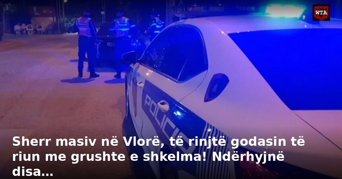 Sherr masiv në Vlorë, të rinjtë godasin të riun me grushte e shkelma! Ndërhyjnë disa…
