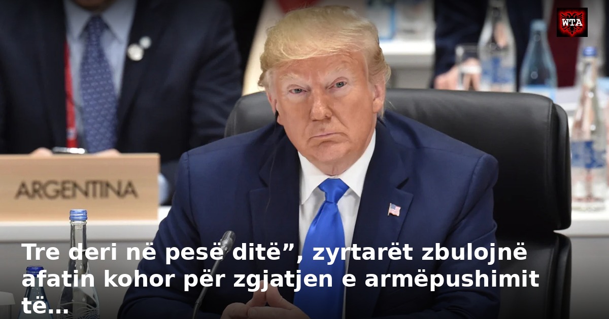 Tre deri në pesë ditë”, zyrtarët zbulojnë afatin kohor për zgjatjen e armëpushimit të…