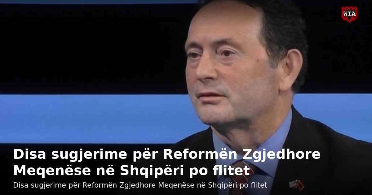 Disa sugjerime për Reformën Zgjedhore Meqenëse në Shqipëri po flitet