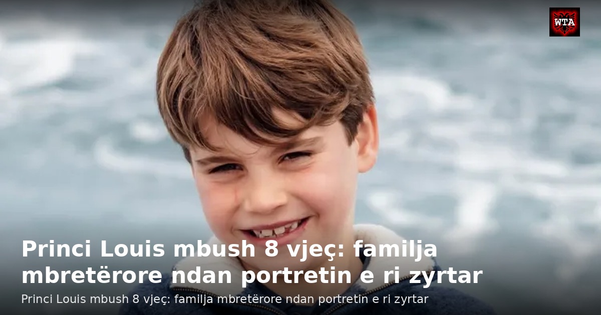 Princi Louis mbush 8 vjeç: familja mbretërore ndan portretin e ri zyrtar